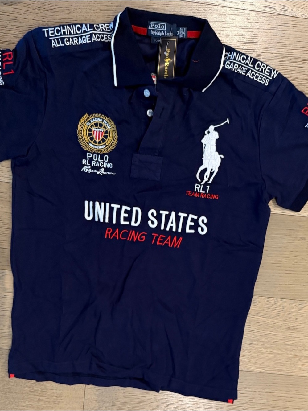 Vintage American RL Racing Polo